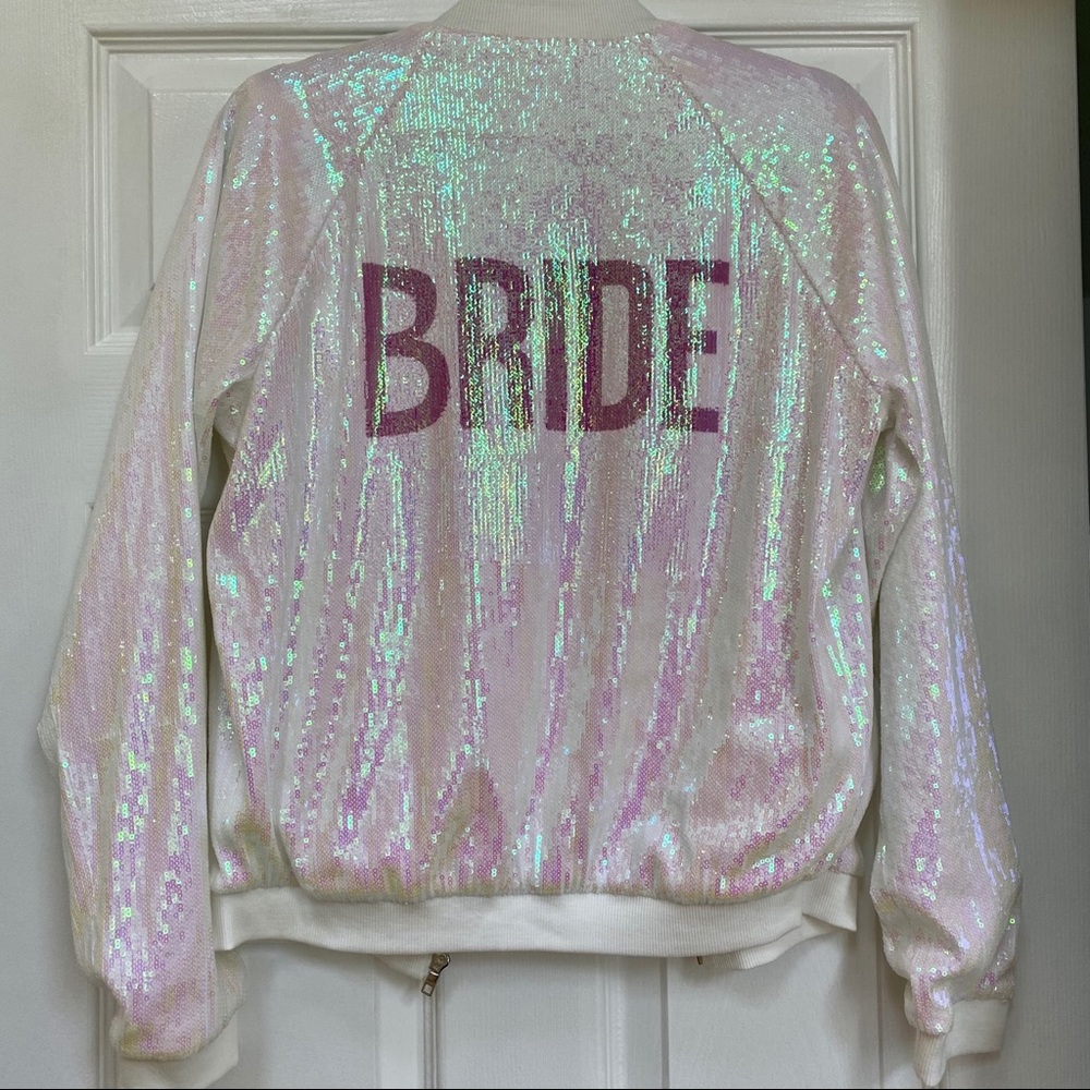 NWT Hayley Paige BRIDE sequin jacket